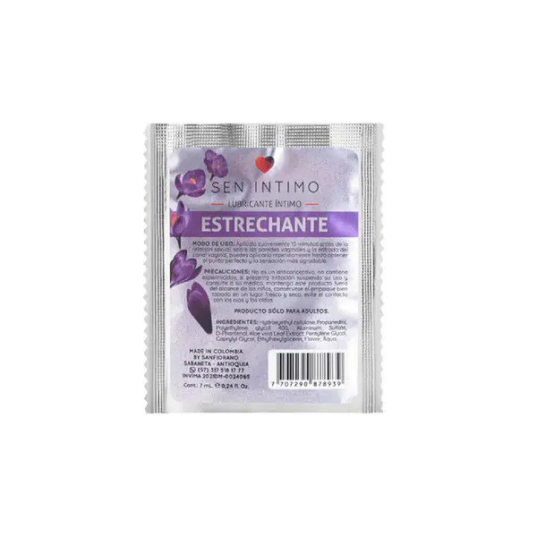 Lubricante Intimo Estrechante X 7 ml